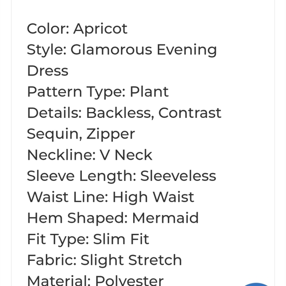 Formal V Neck Floor Sequined Mermaid Maxi Gown for Special Events - Picture 12 of 15